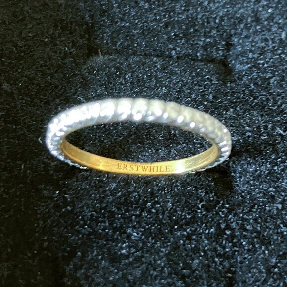 Erstwhile Zephyr Ring, Diamond Eternity Band, Size 5 - Picture 9 of 12